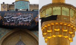 آیین سنتی اذن عزای حضرت سیدالشهدا (ع) در حرم مطهر رضوی برگزار می‌شود