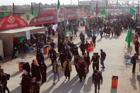 خدمت رسانی ماندگار مواکب پایتخت مقاومت در اربعین حسینی”