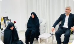 دیدار دکتر بهنام سعیدی با خانواده معزز شهید یاسین ملایینژاد
