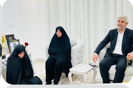 دیدار دکتر بهنام سعیدی با خانواده معزز شهید یاسین ملایی‌نژاد