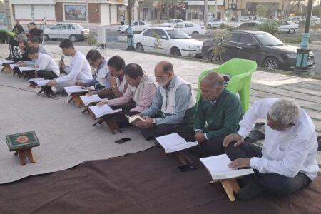 برگزاری گسترده محافل قرآنی و افطاری ساده در ماه رمضان توسط کانون‌های خدمت رضوی جیرفت